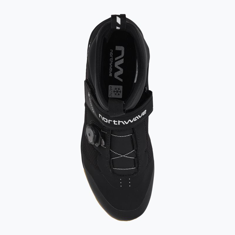 Scarpe da ciclismo MTB da uomo Northwave Kingrock Plus GTX nero/miele 6