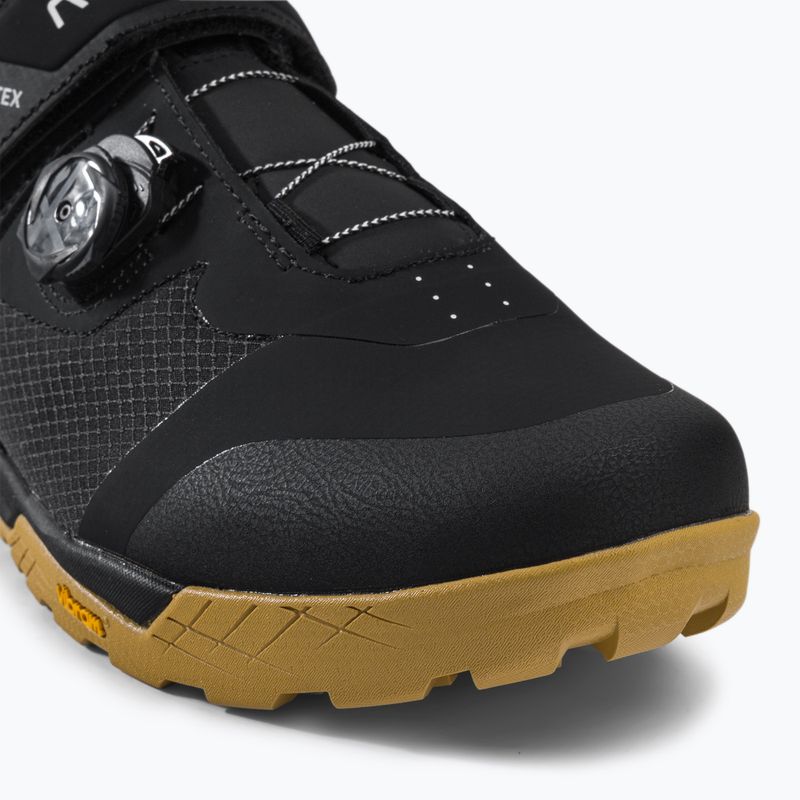 Scarpe da ciclismo MTB da uomo Northwave Kingrock Plus GTX nero/miele 7