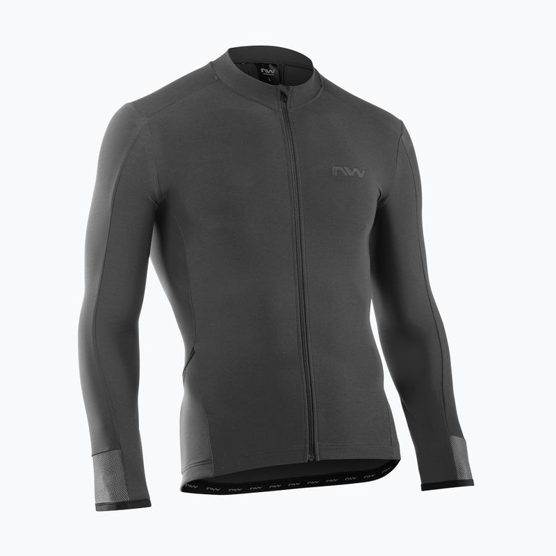 Felpa da ciclismo Northwave Fahrenheit Jersey uomo nero 5