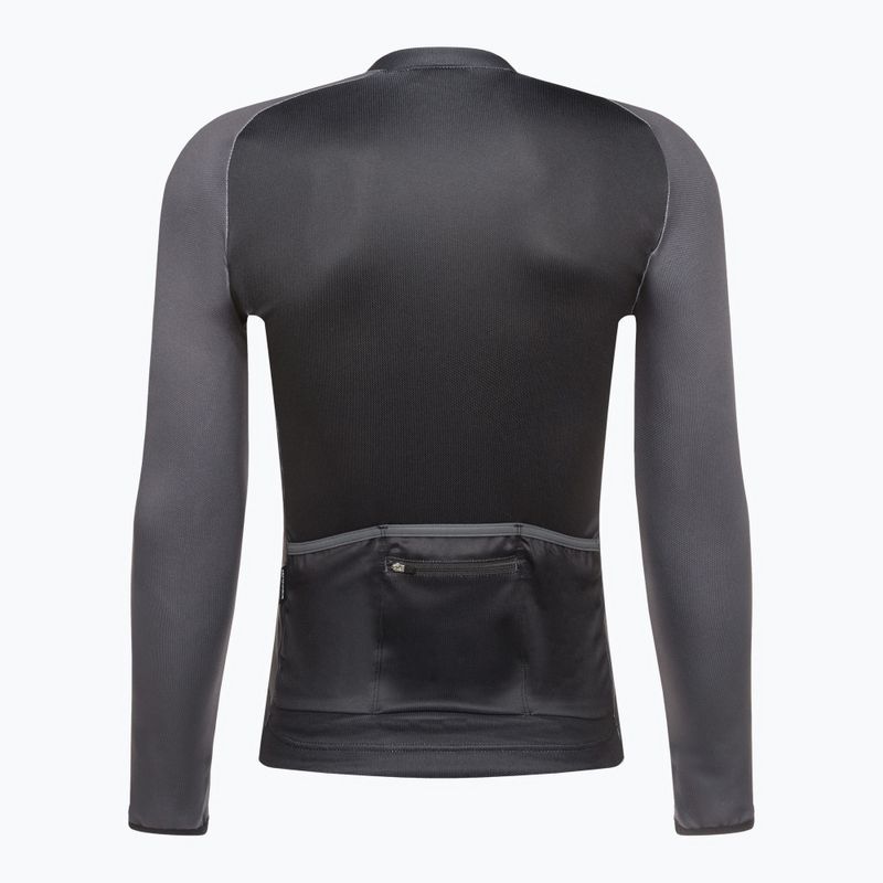 Northwave Blade 4 nero/grigio scuro da uomo, manica lunga da ciclismo 2