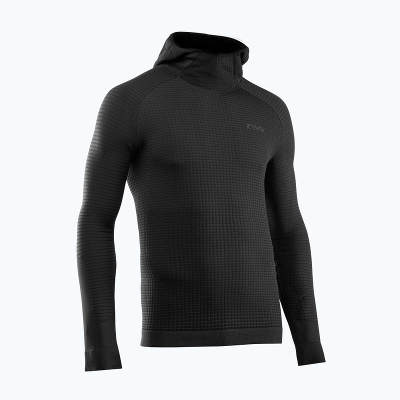 Felpa con cappuccio Northwave Route Knit da uomo, nero 4