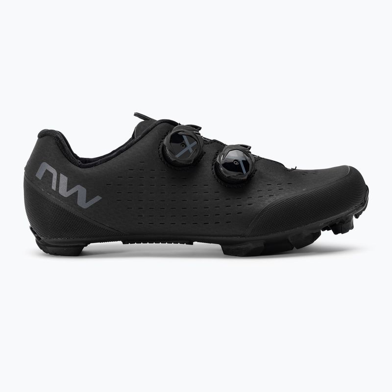 Scarpe da ciclismo MTB da uomo Northwave Rebel 3 nero 2