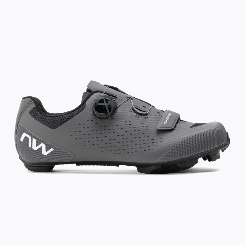 Scarpe da ciclismo MTB da uomo Northwave Razer 2 grigio/scuro 2