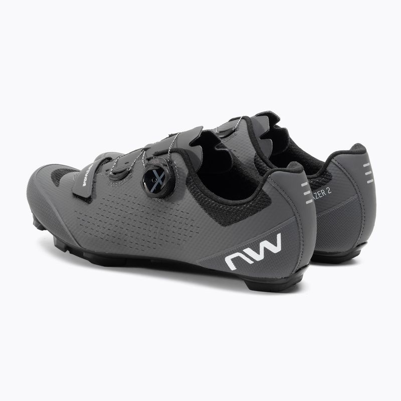Scarpe da ciclismo MTB da uomo Northwave Razer 2 grigio/scuro 3
