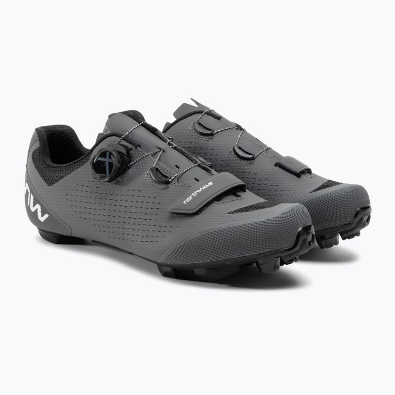 Scarpe da ciclismo MTB da uomo Northwave Razer 2 grigio/scuro 4