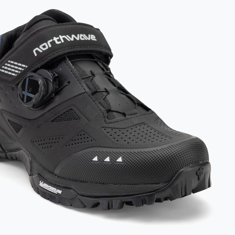 Scarpe da ciclismo MTB da uomo Northwave Enduro Mid 2 nero/blu profondo 7