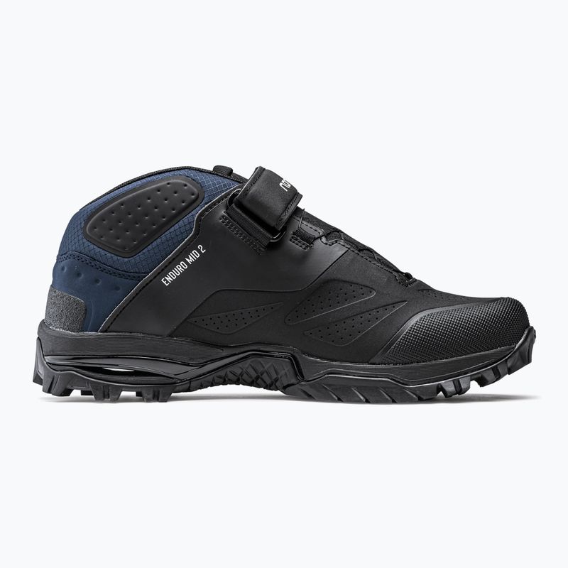 Scarpe da ciclismo MTB da uomo Northwave Enduro Mid 2 nero/blu profondo 9