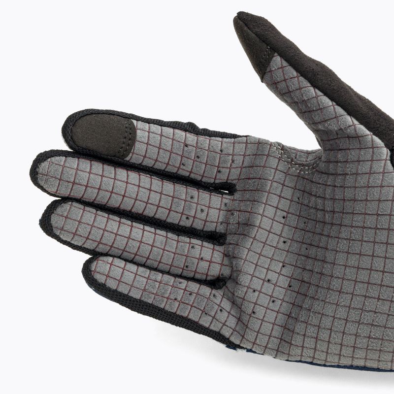 Guanti da ciclismo Northwave Air Lf Full Finger da uomo blu scuro/grigio chiaro 4