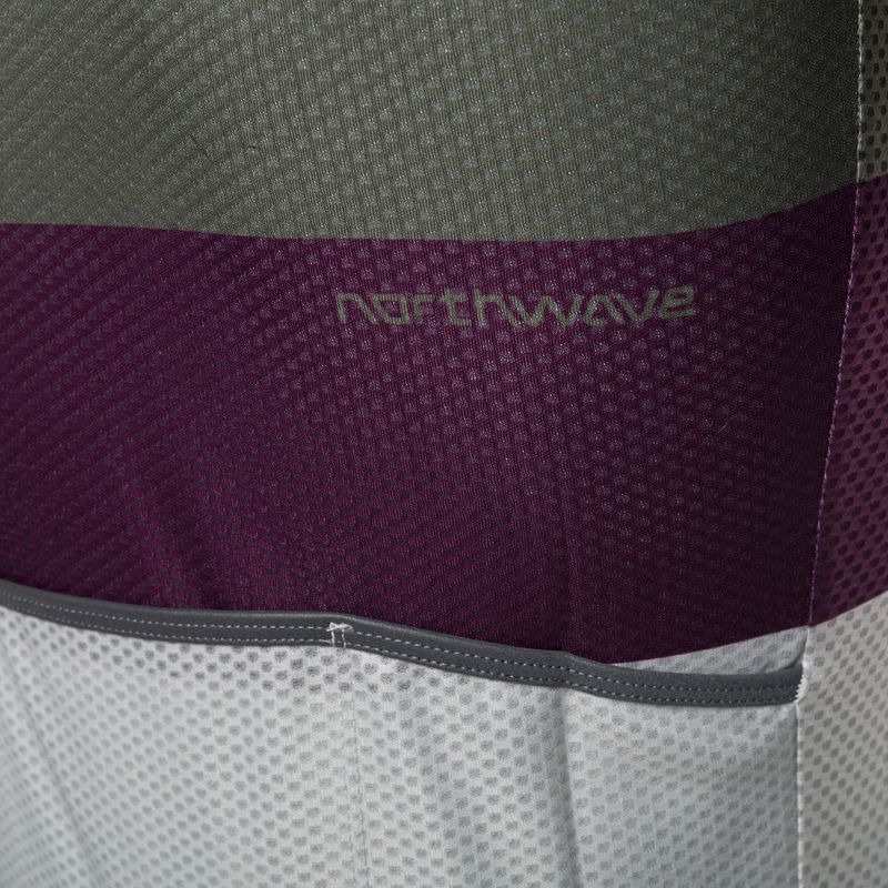 Northwave Blade Air maglia da ciclismo da uomo grigio chiaro/viola 5