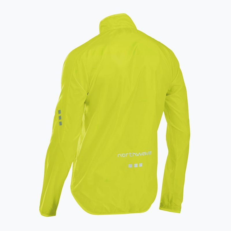 Giacca da ciclismo da uomo Northwave Vortex 2 giallo fluo 2