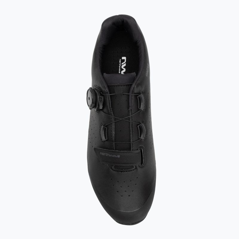 Scarpe da ciclismo MTB da uomo Northwave Hammer Plus Wide nero/grigio scuro 5