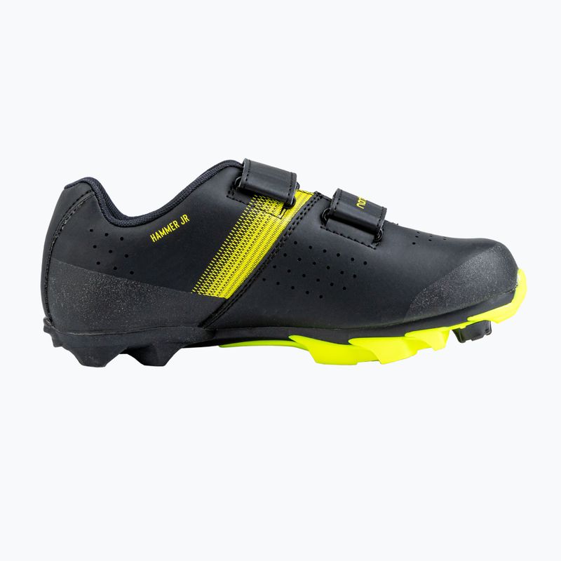 Scarpe da ciclismo MTB per bambini Northwave Hammer Junior black/yellow fluo 2