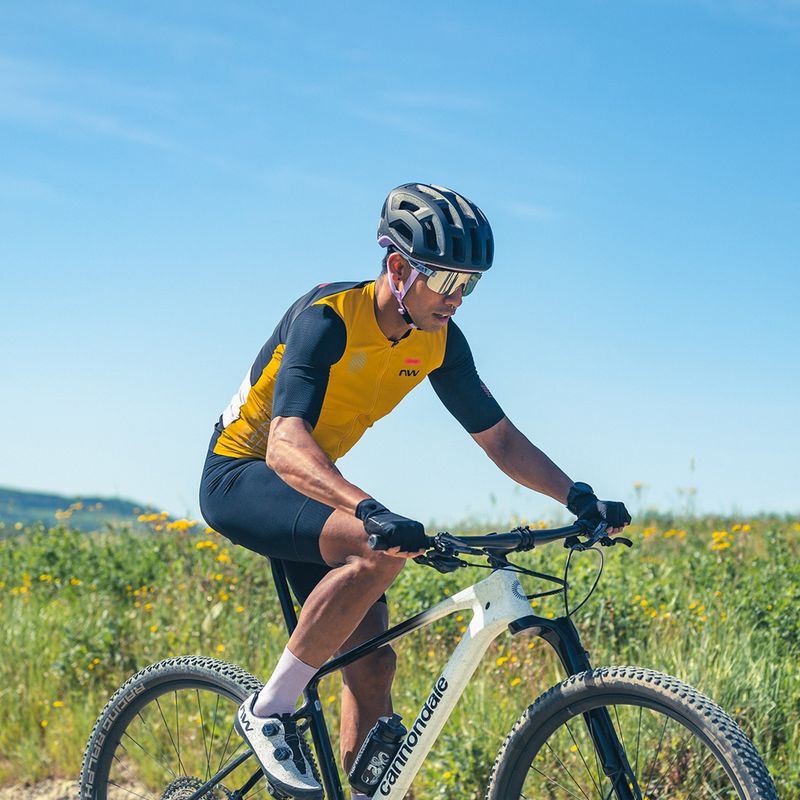 Maglia da ciclismo Northwave Extreme Evo ocra/nera per uomo 5