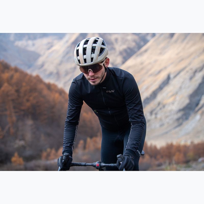 Giacca da ciclismo Northwave Blade Light nero/sabbia da uomo 5