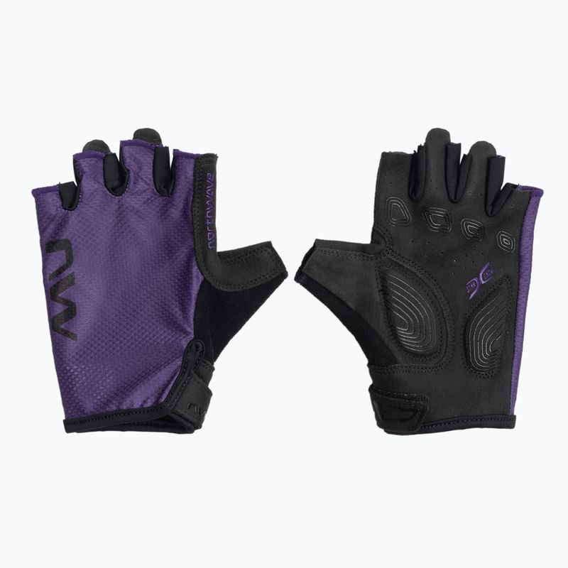 Guanti da ciclismo da donna Northwave Active Dito corto viola scuro