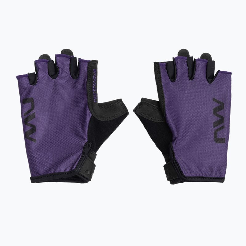 Guanti da ciclismo da donna Northwave Active Dito corto viola scuro 2