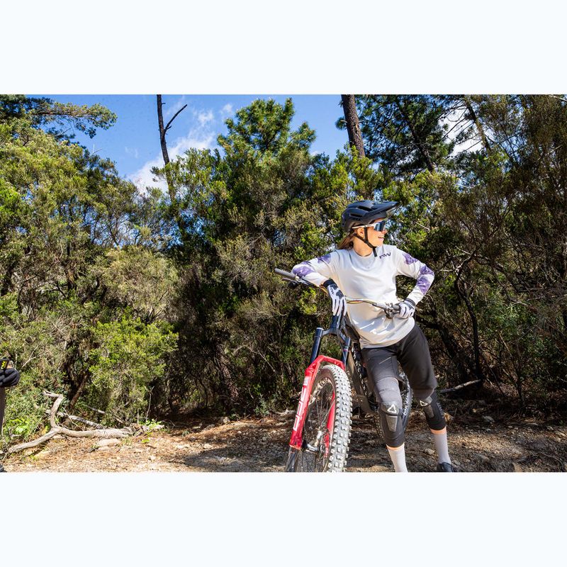 Manica lunga ciclismo donna Northwave Xtrail grigio chiaro/viola scuro 3