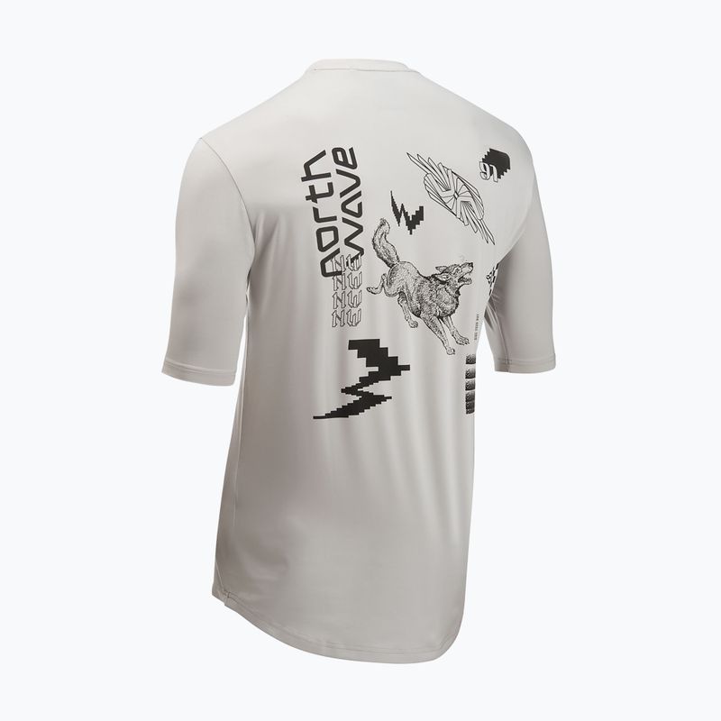 Maglia da ciclismo Northwave Xtrail uomo grigio chiaro 2