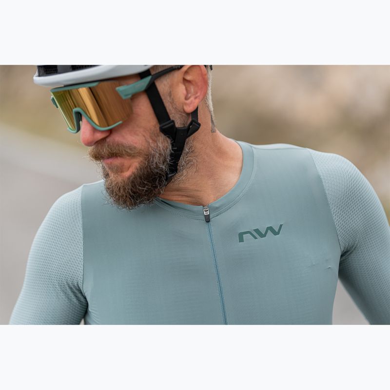 Maglia da ciclismo Northwave Extreme sage da uomo 6