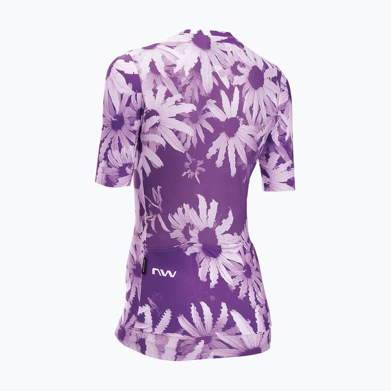 Maglia ciclismo Northwave Blade donna viola scuro 2