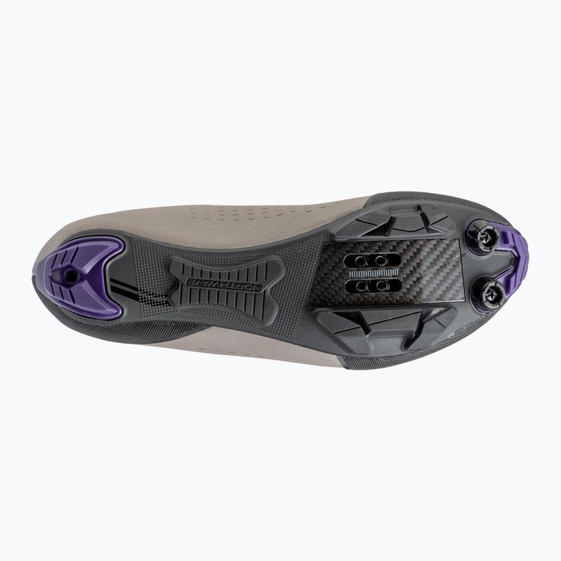 Scarpe da ciclismo MTB da uomo Northwave Rebel 3 sabbia/viola scuro 3