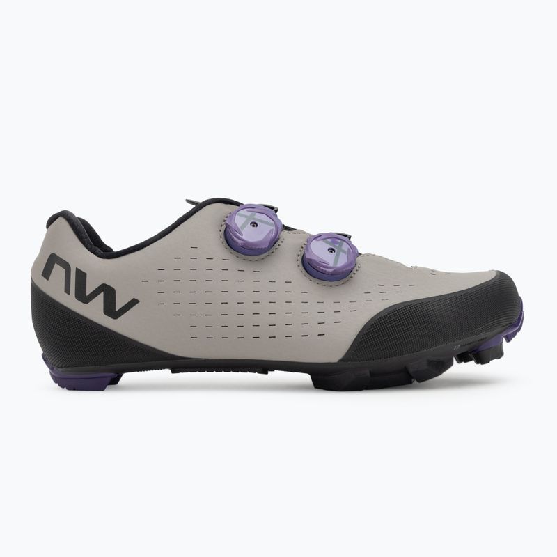 Scarpe da ciclismo MTB da uomo Northwave Rebel 3 sabbia/viola scuro 2
