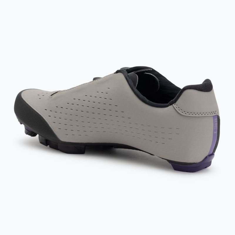 Scarpe da ciclismo MTB da uomo Northwave Rebel 3 sabbia/viola scuro 3