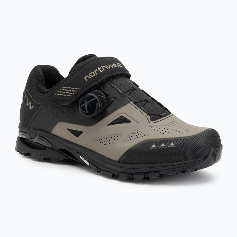Scarpe da ciclismo MTB da uomo Northwave Spider Plus 3 sabbia/nero