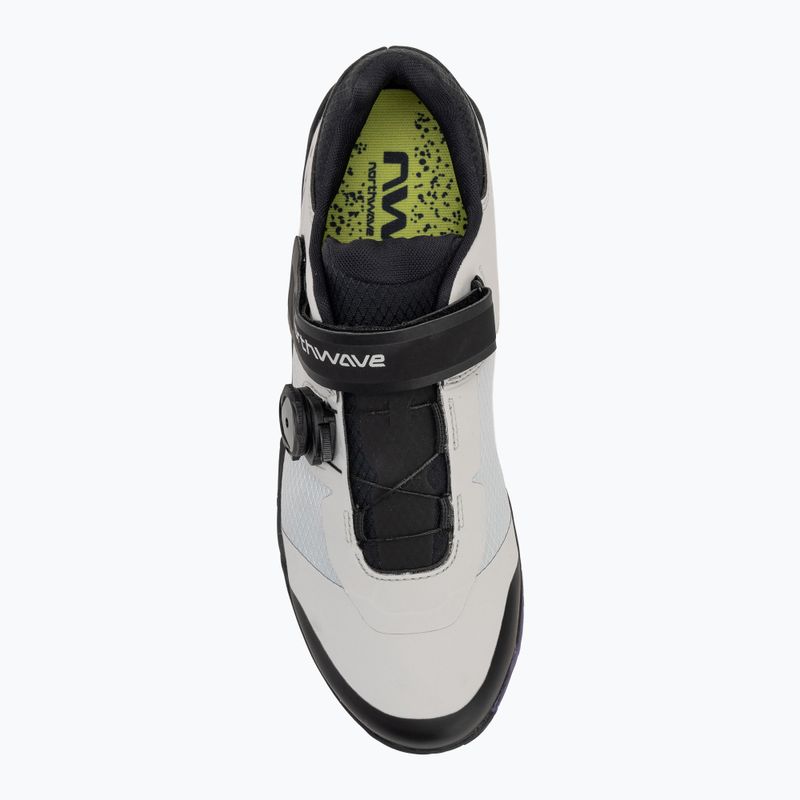 Scarpe da ciclismo MTB da uomo Northwave Overland Plus grigio chiaro/viola scuro 5