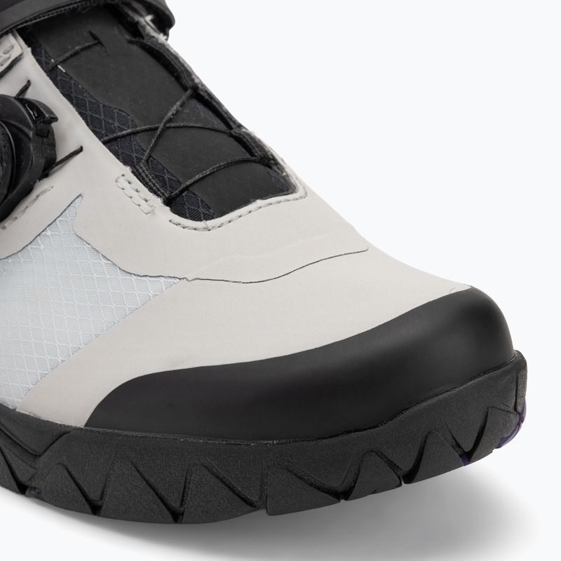 Scarpe da ciclismo MTB da uomo Northwave Overland Plus grigio chiaro/viola scuro 7