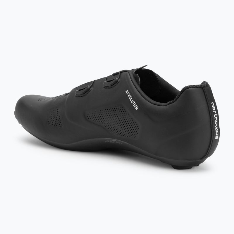 Scarpe da strada Northwave Revolution bianco/nero da uomo 3