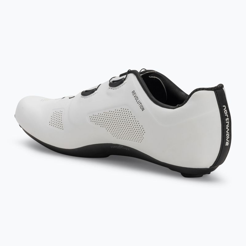 Scarpe da strada Northwave Revolution uomo bianco/nero 3