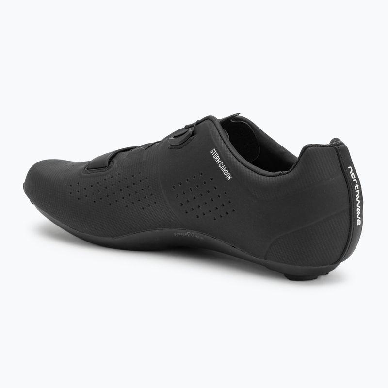 Northwave Storm Carbon nero/bianco scarpe da strada da uomo 3