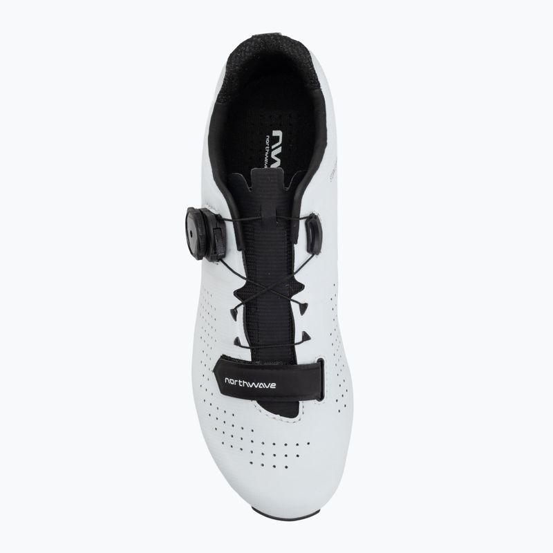Scarpe da strada Northwave Storm Carbon bianco/nero da uomo 5