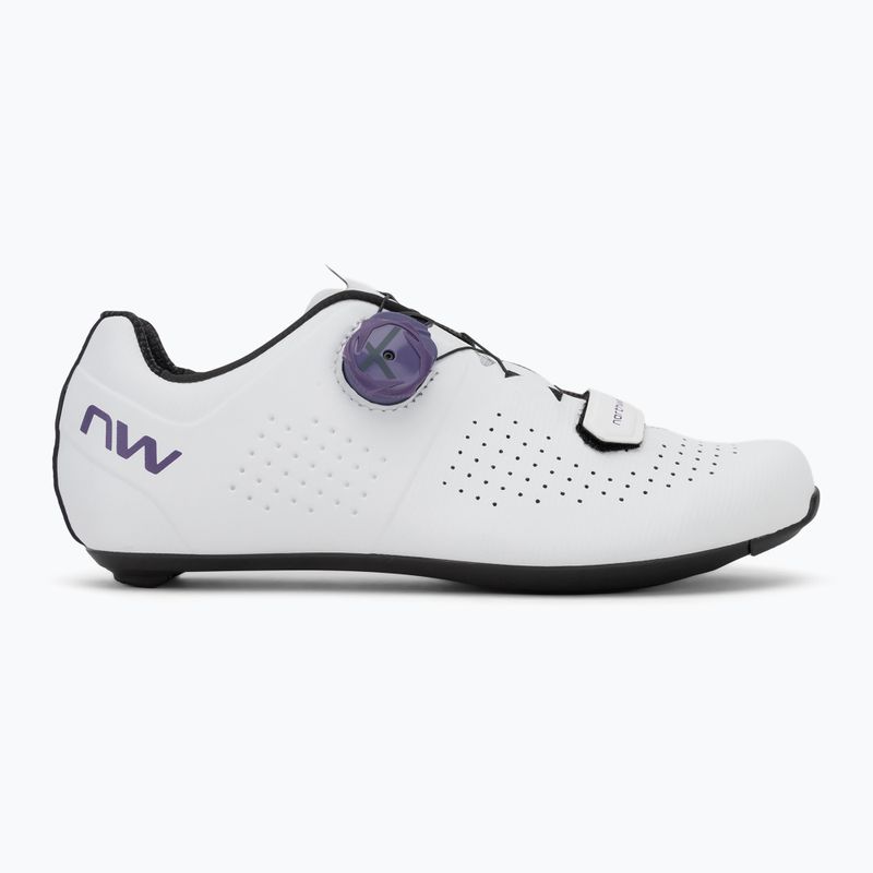 Scarpe da strada Northwave Storm Carbon bianco/viola scuro da donna 3
