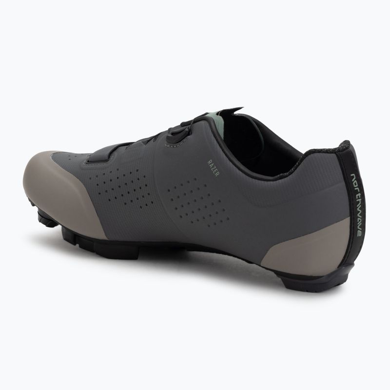 Scarpe MTB da uomo Northwave Razer dark grey/sage 3