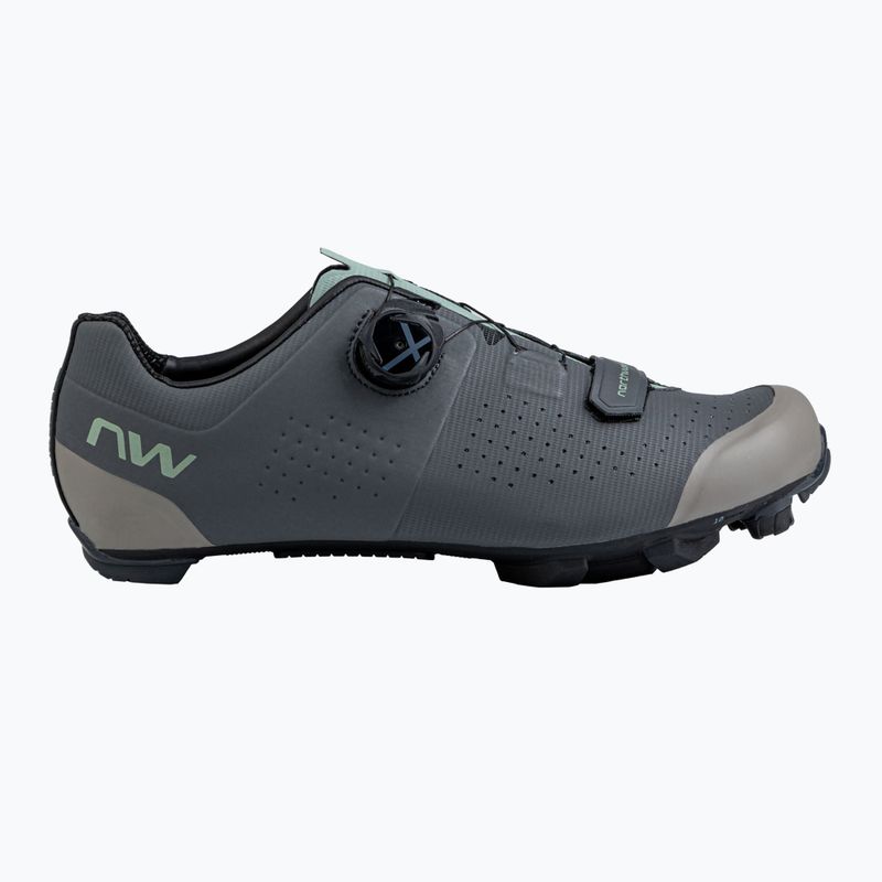 Scarpe MTB da uomo Northwave Razer dark grey/sage 8