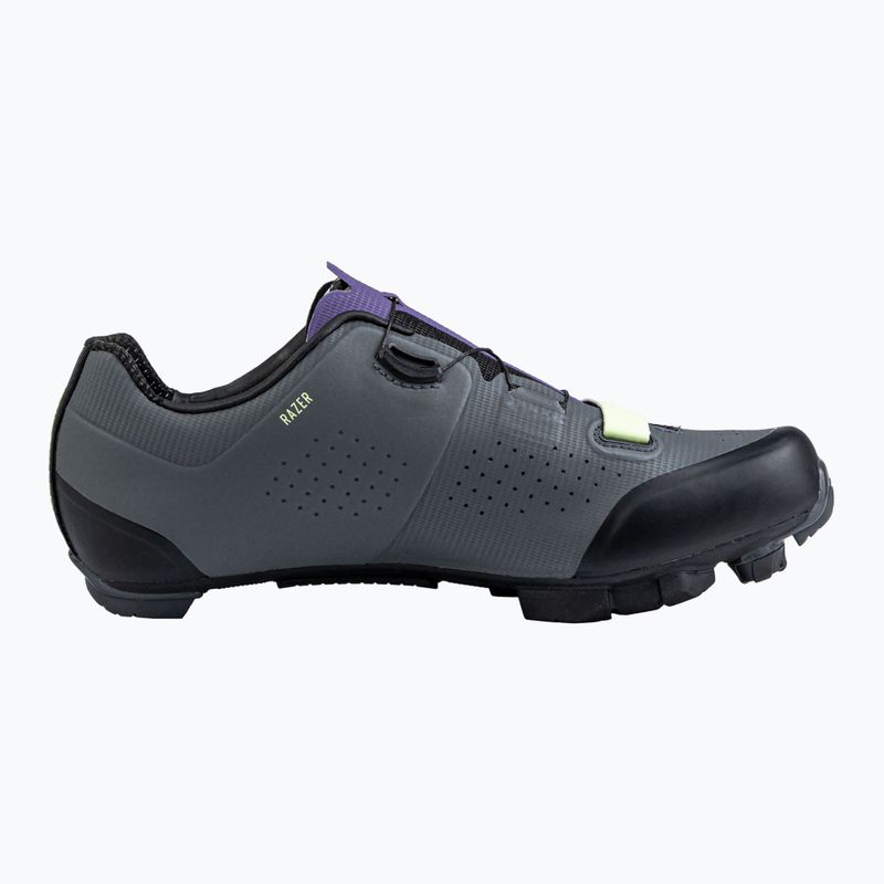 Scarpe da ciclismo MTB da donna Northwave Razer grigio scuro/viola scuro 2