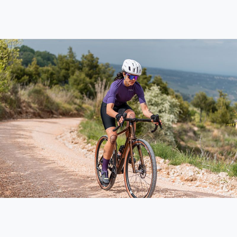 Scarpe da ciclismo MTB da donna Northwave Razer grigio scuro/viola scuro 4