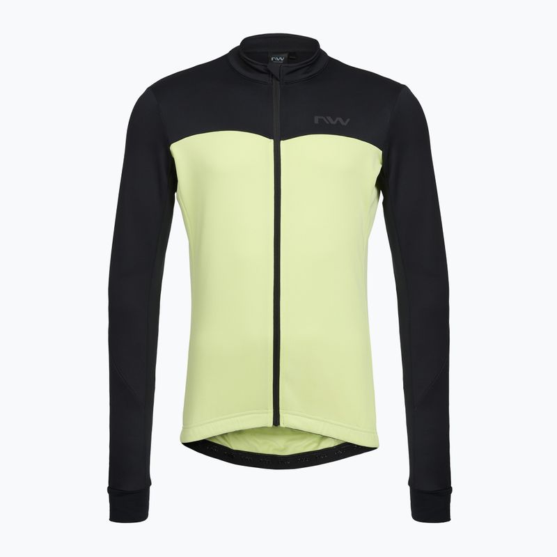 Felpa da ciclismo Northwave Force 2 Jersey FZ cool matcha/nero da uomo