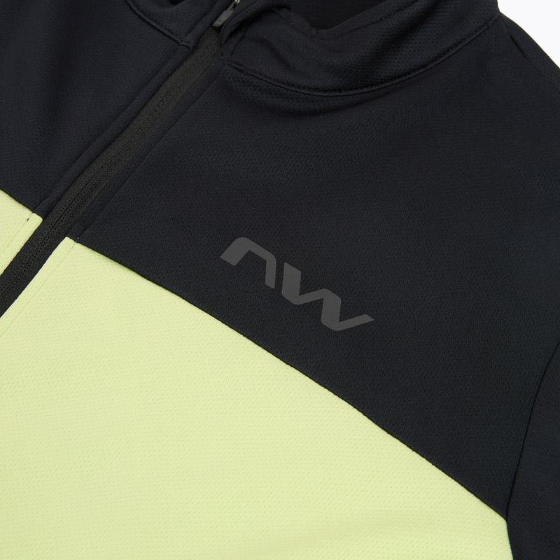 Felpa da ciclismo Northwave Force 2 Jersey FZ cool matcha/nero da uomo 3