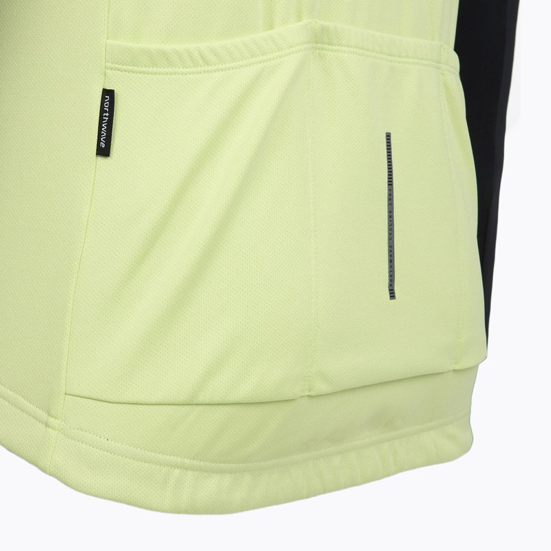 Felpa da ciclismo Northwave Force 2 Jersey FZ cool matcha/nero da uomo 5