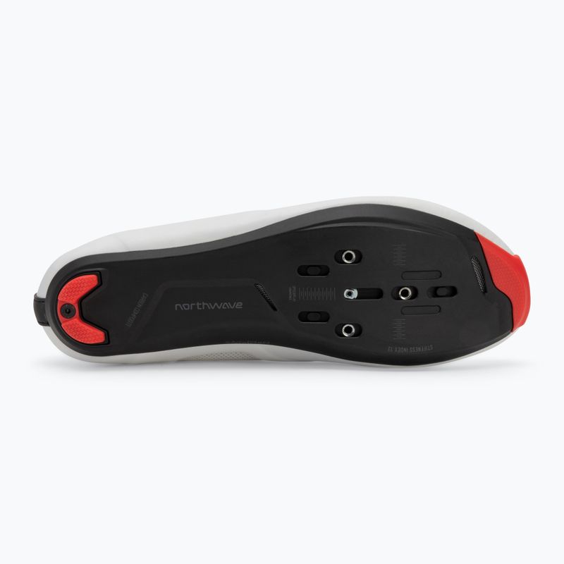 Scarpe da strada Northwave Revolution uomo bianco/rosso fluo 4
