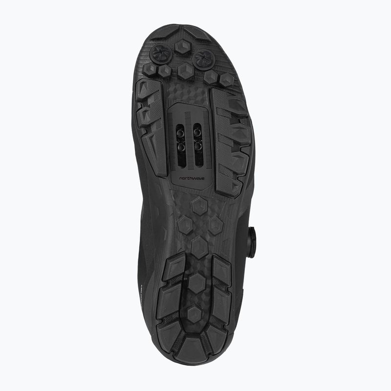 Scarpe da ciclismo MTB da uomo Northwave Celsius XT GTX nero/grigio scuro 10