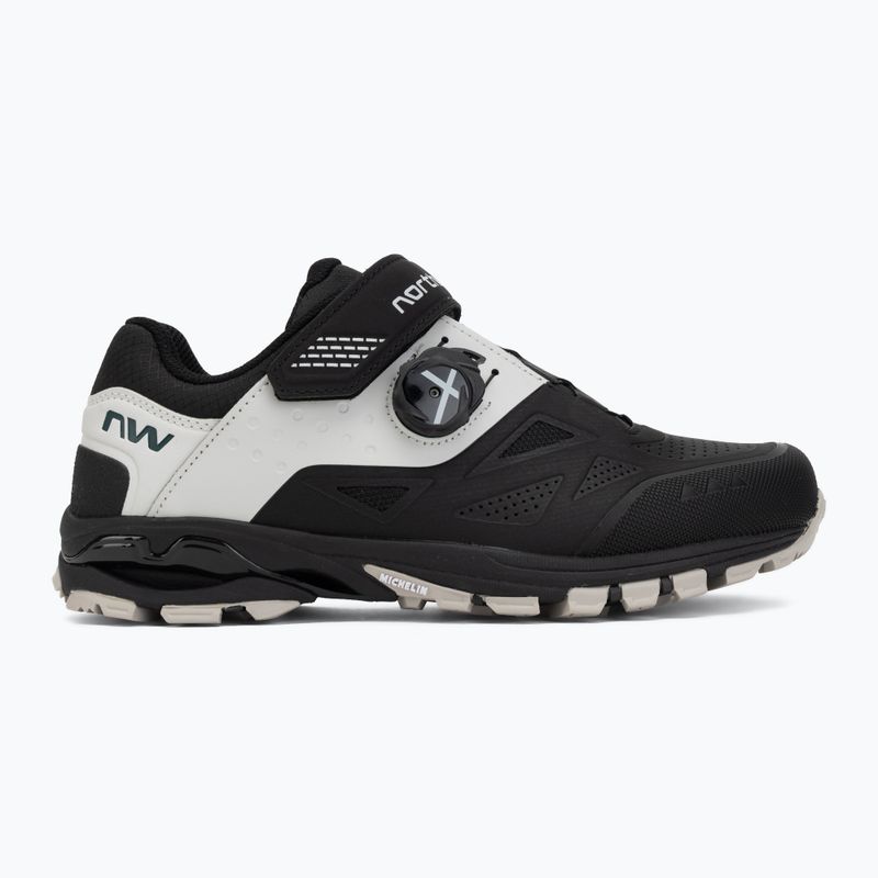 Scarpe da ciclismo MTB da uomo Northwave Spider Plus 3 black/light grey 2