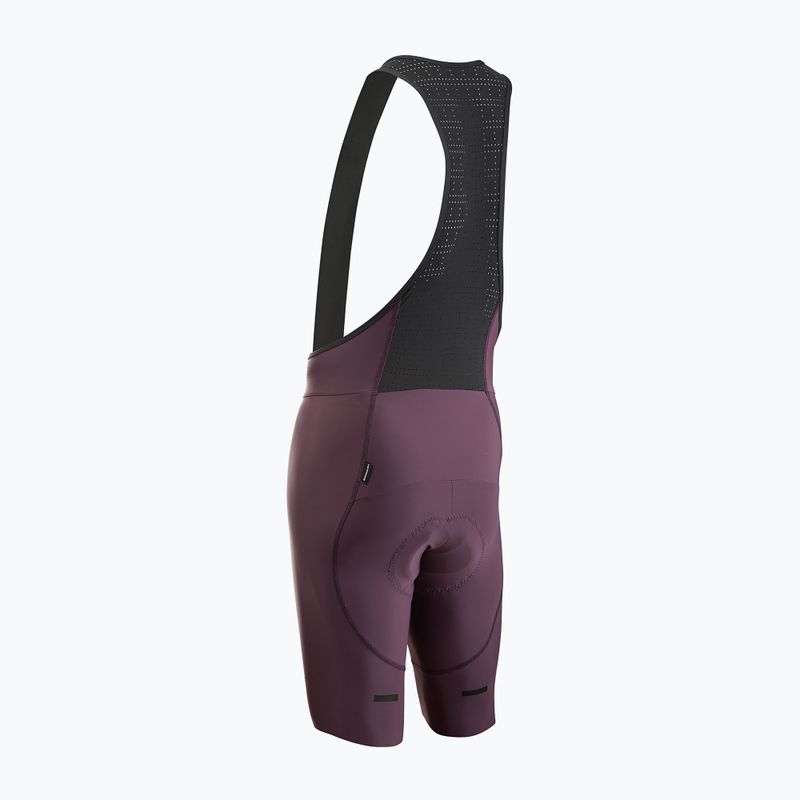 Pantaloncini da ciclismo da uomo Northwave Fast Bibshort grape wine 2