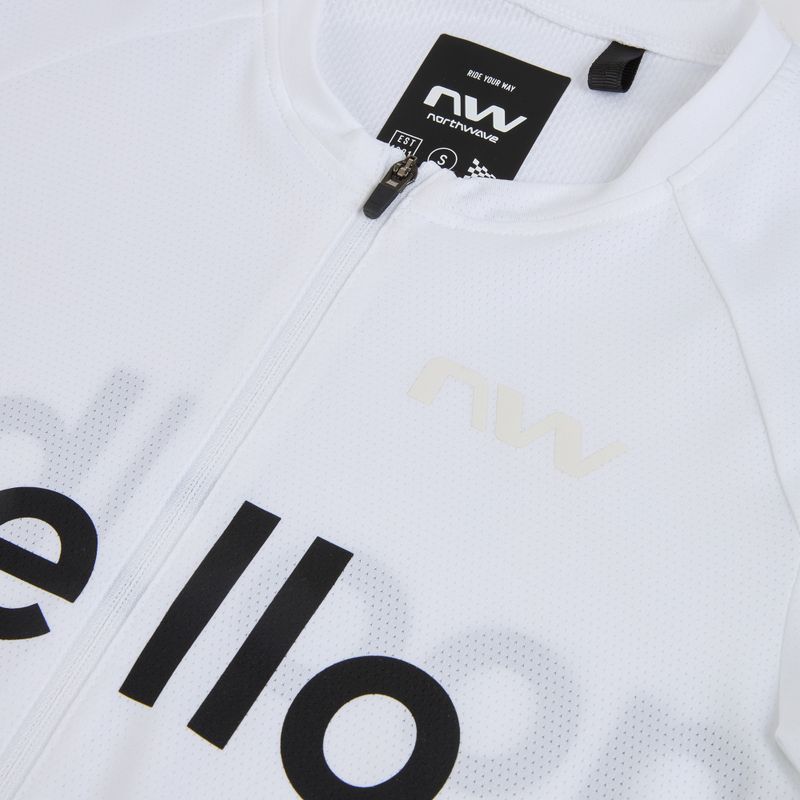 Maglietta da ciclismo da uomo Northwave Blade Hello Goodbye white 3