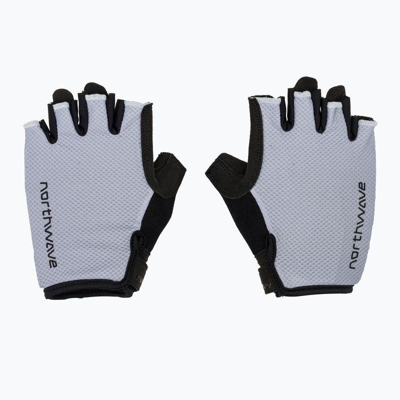 Guanti da ciclismo da uomo Northwave Active Max Short Finger ice grey 2
