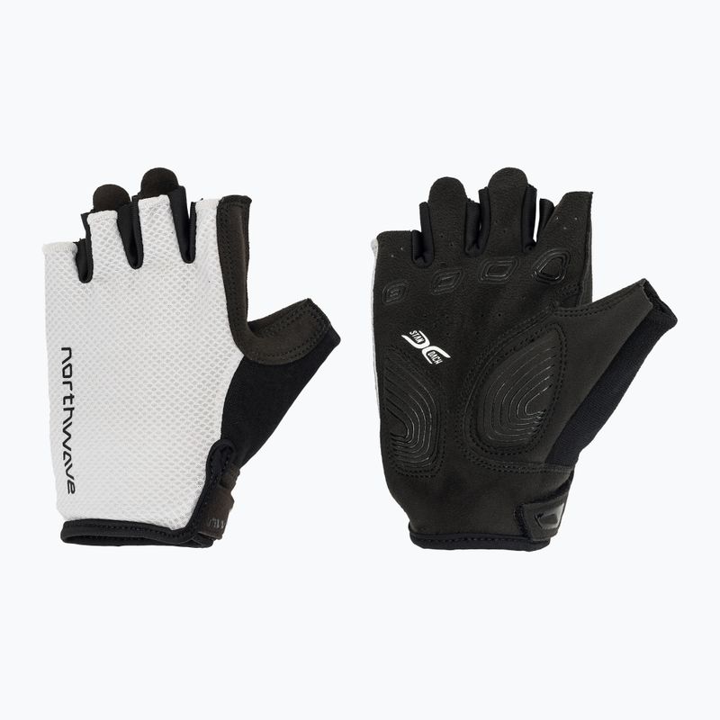 Guanti da ciclismo da uomo Northwave Active Max Short Finger light grey