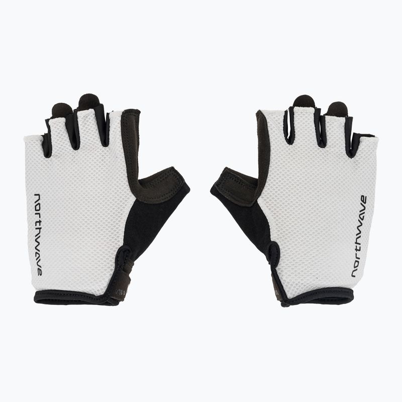 Guanti da ciclismo da uomo Northwave Active Max Short Finger light grey 2